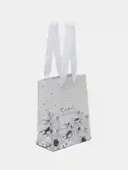 Прозрачный подарочный новогодний пакет, 12 x 15 х 5,5 см