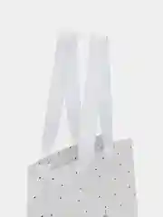 Прозрачный подарочный новогодний пакет, 12 x 15 х 5,5 см