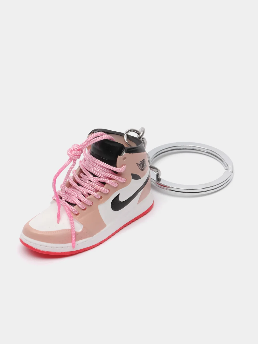 Бежевый брелок-игрушка "Кроссовок Nike" для ключей, сумки, рюкзака