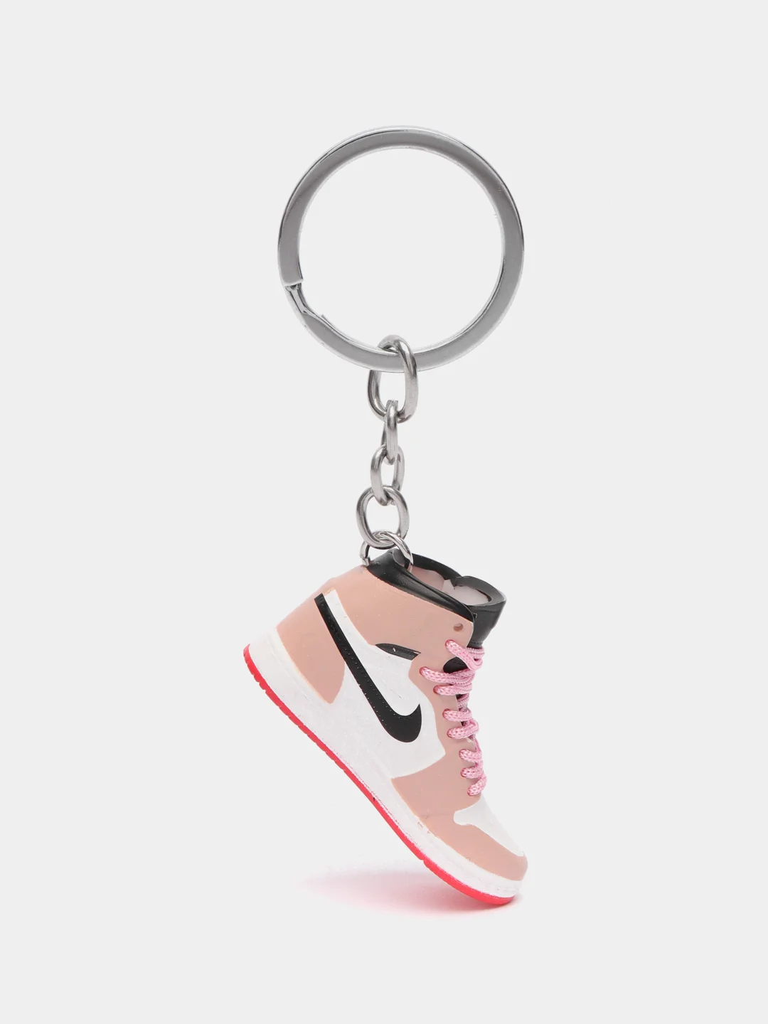 Бежевый брелок-игрушка "Кроссовок Nike" для ключей, сумки, рюкзака