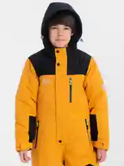 Горчичный комбинезон, зима