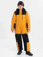 Горчичный комбинезон, зима