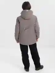 Серый горнолыжный костюм