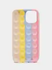 Чехол POP IT, для iPhone 12/12 Pro, силиконовый, разноцветный