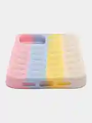 Чехол POP IT, для iPhone 12/12 Pro, силиконовый, разноцветный
