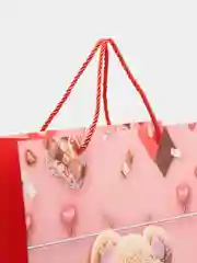 Коралловый пакет бумажный "Мишки" 31*40*12см RQ-925L