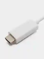Белый кабель TYPE C-HDMI для подключения ноутбука, смартфона или планшета к ТВ, 1.8 метра