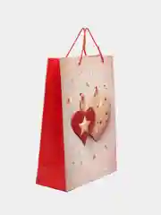 Коралловый меланж пакетподарочный 31*40*12см RQ-895-L