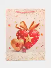 Коралловый пакетподарочный 31*40*12см RQ-895-L