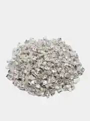 Серебряная стеклянная крошка Color Si, 3-6мм, 100гр, для декора и творчества, Color Si