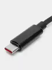 Кабель type c, кабель тайпси  Hoco U125 Benefit 5A  быстрая зарядка - Black