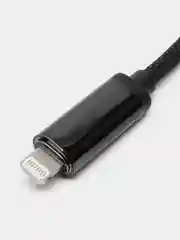 Кабель зарядный для айфона lightning для iphone Hoco U127 серебристо - серый