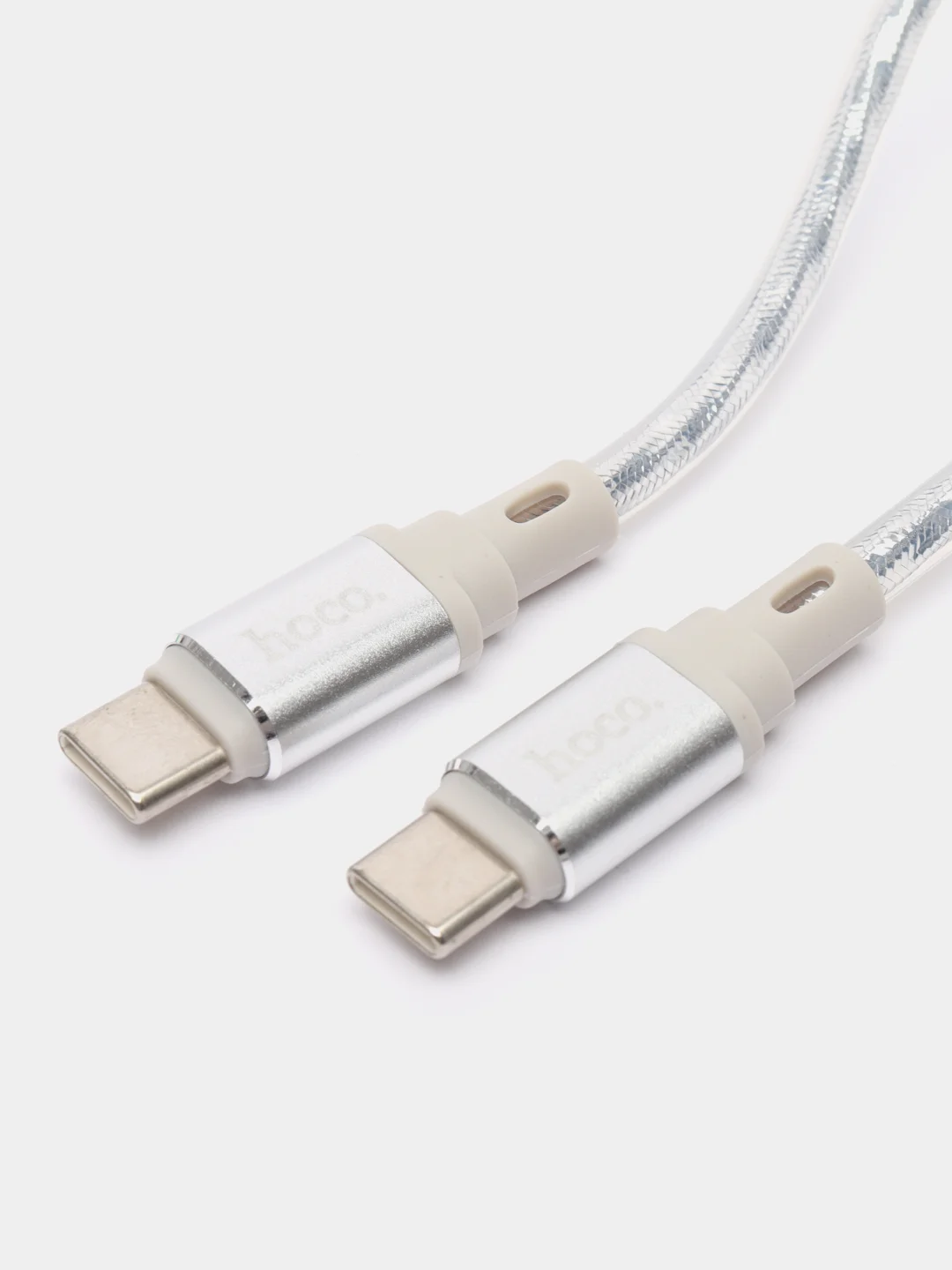 Кабель type c, кабель тайпси Hoco x98 crystal ice, 60 Вт type-c к type-c