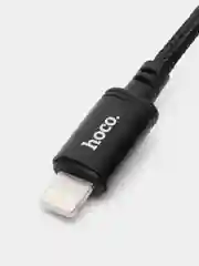 Кабель зарядный для айфона lightning для iphone Hoco X89 Wind, Lightning, USB, черный