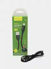 Кабель зарядный для айфона lightning для iphone Hoco X89 Wind, Lightning, USB, черный