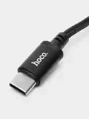 Кабель type c, кабель тайпси  Hoco X89 Wind charging Type-C черный