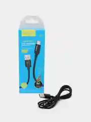Кабель type c, кабель тайпси  Hoco X89 Wind charging Type-C черный