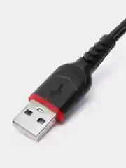 Кабель зарядный для айфона lightning для iphone Hoco X59 Victory для Lightning 1 м черный