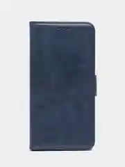 Синий чехол-книжка  Infinix Note 30 Pro (Инфиникс ноут 30 про) с боковым магнитом