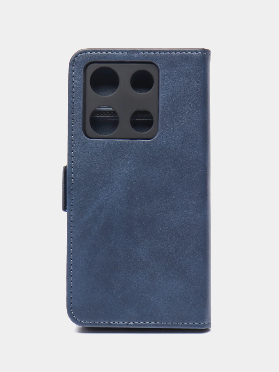 Синий чехол-книжка  Infinix Note 30 Pro (Инфиникс ноут 30 про) с боковым магнитом