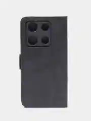 Синий чехол-книжка  Infinix Note 30 Pro (Инфиникс ноут 30 про) с боковым магнитом