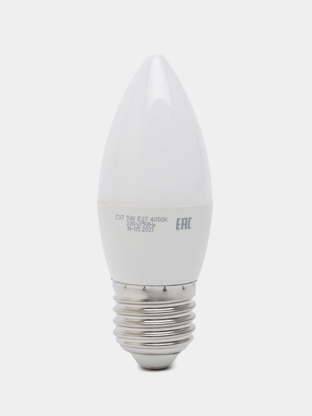 Лампа светодиодная свеча LED PLED-ECO 5Вт E14 4000K 400 лм Jazzway белый свет 25000 часов,