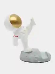 Белый подставка для смартфона/ держатель "Космонавт"/ Подставка для планшета/ фигурка космонавта