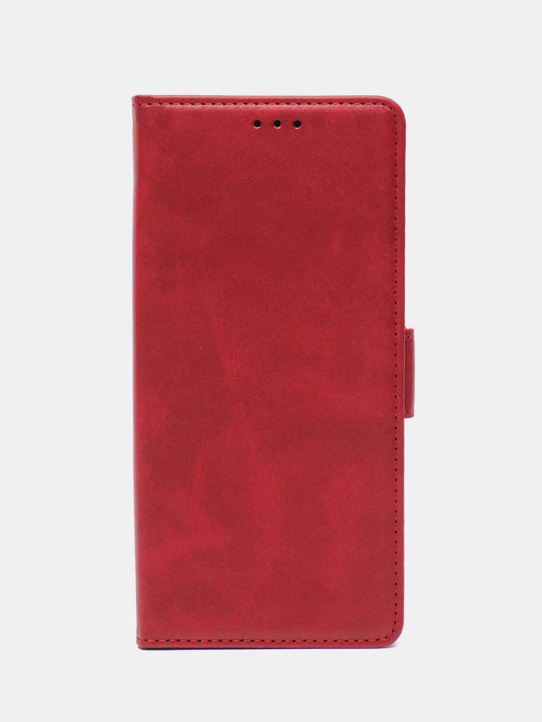 Красный чехол-книжка Infinix HOT 40 i (Инфиникс Хот 40 Ай) c боковым магнитом