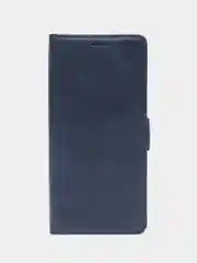 Синий чехол-книжка Infinix HOT 40 i (Инфиникс Хот 40 Ай) c боковым магнитом