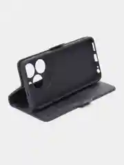 Синий чехол-книжка Infinix HOT 40 i (Инфиникс Хот 40 Ай) c боковым магнитом