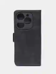 Синий чехол-книжка Infinix HOT 40 i (Инфиникс Хот 40 Ай) c боковым магнитом