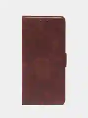 Коричневый чехол-книжка Tecno Spark 20 Pro (Техно Спарк 20 Про) с боковым магнитом