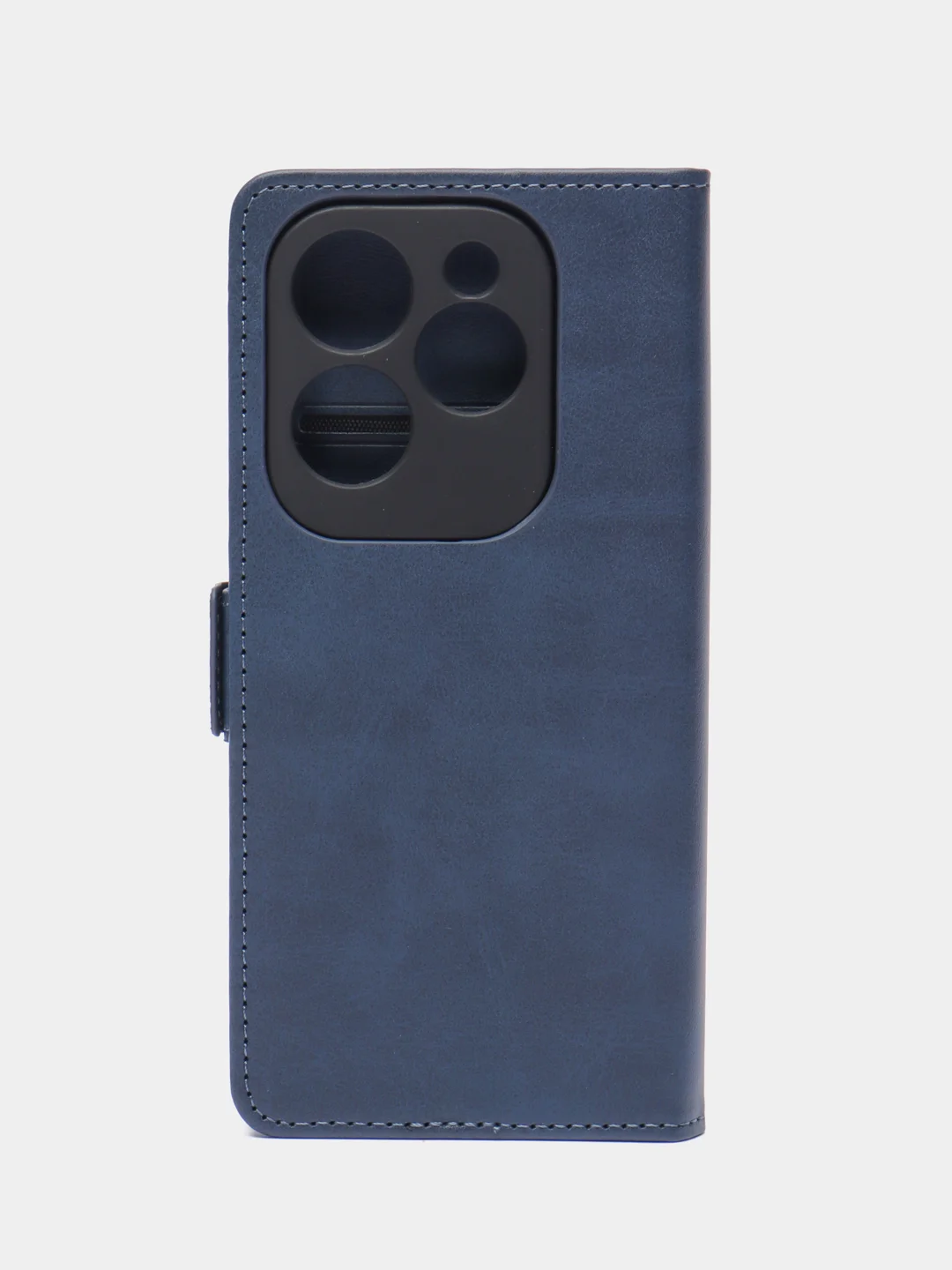 Синий чехол-книжка Tecno Spark 20 Pro (Техно Спарк 20 Про) с боковым магнитом
