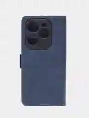 Синий чехол-книжка Tecno Spark 20 Pro (Техно Спарк 20 Про) с боковым магнитом