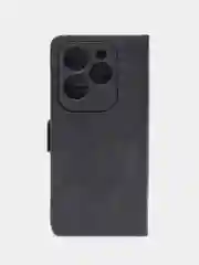 Синий чехол-книжка Tecno Spark 20 Pro (Техно Спарк 20 Про) с боковым магнитом