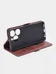 Коричневый чехол-книжка Tecno Spark 20 / Tecno Spark 20C ( Техно спарк 20/20С) с боковым магнитом