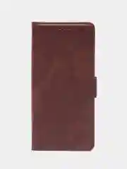 Коричневый чехол-книжка Tecno Spark 20 / Tecno Spark 20C ( Техно спарк 20/20С) с боковым магнитом