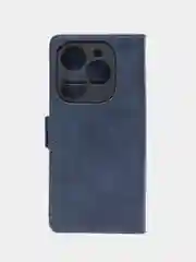 Синий чехол-книжка Tecno Spark 20 / Tecno Spark 20C ( Техно спарк 20/20С) с боковым магнитом