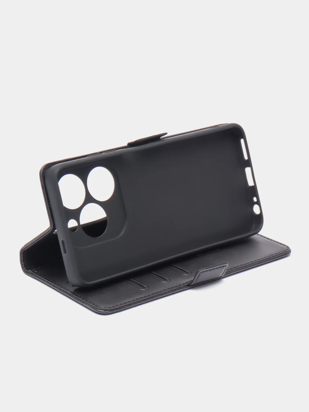 Синий чехол-книжка Tecno Spark 20 / Tecno Spark 20C ( Техно спарк 20/20С) с боковым магнитом