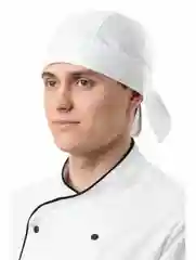 Белый колпак поварской. Бандана поварская.