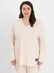 Бежевый костюм двойка лапша