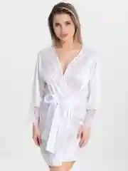 Белый халат женский, домашний