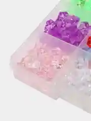 Кристаллы декоративные набор 180 шт, камушки разноцветные, сортер, COLOR Si