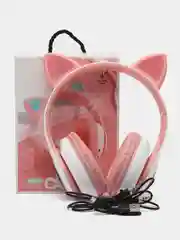 Розовый беспроводные наушники B39