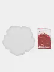 Силиконовый молд, форма для эпоксидной смолы "Подстаканник цветок", COLOR SI