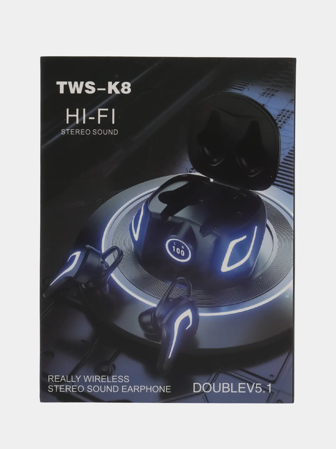 Желтый беспроводные наушники TWS K8 Stereo