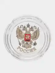 Золотой подарочный набор: пепельница + 6 стопок, 50 мл