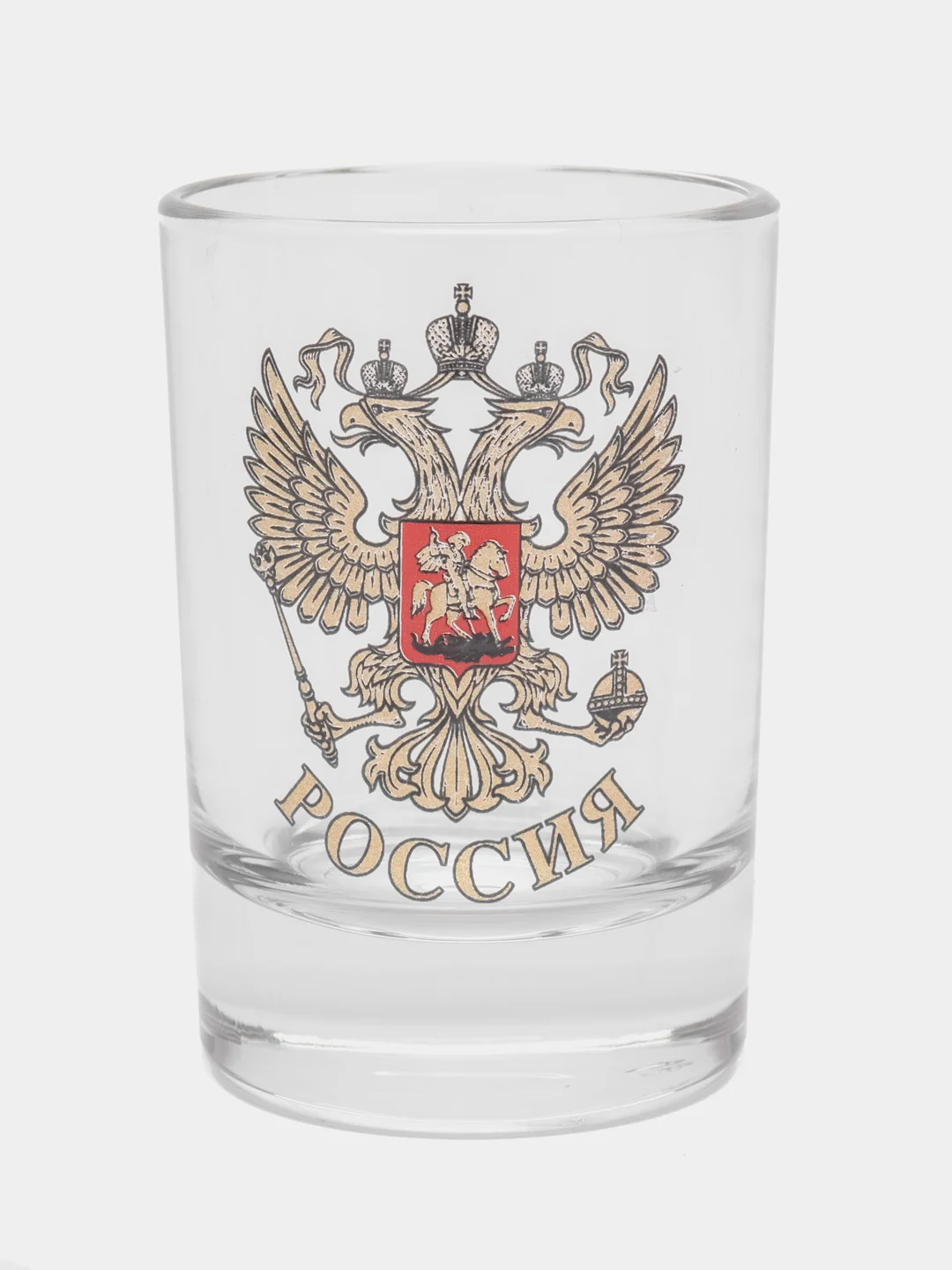 Золотой подарочный набор: пепельница + 6 стопок, 50 мл