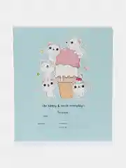 Ледяной тетрадь в клетку "Lovely candy", 18 л