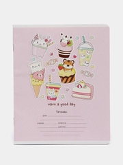 Тетрадь в клетку "Lovely candy", 18 л